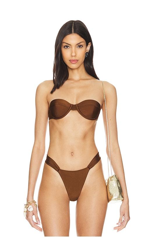 lovewave The Lio Top in Brown by LOVEWAVE
