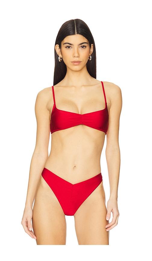 lovewave The Megara Top in Red by LOVEWAVE
