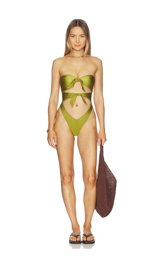 lovewave The Paloma One Piece in Olive by LOVEWAVE