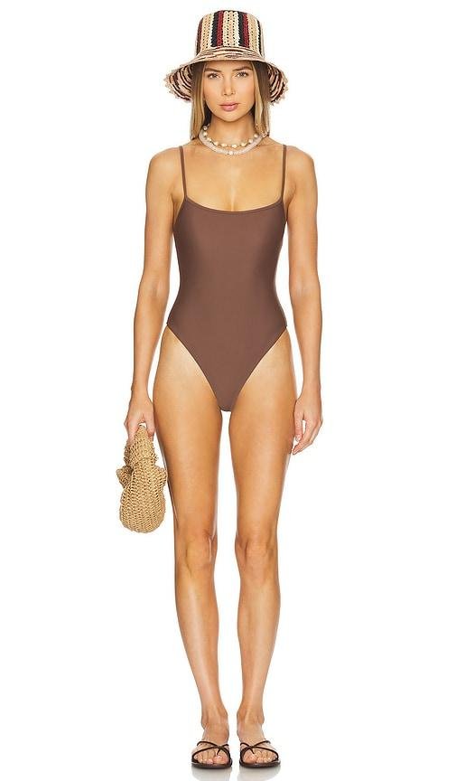 lovewave The Viper One Piece in Brown by LOVEWAVE