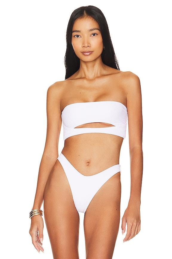 lovewave The Xenia Top in White by LOVEWAVE