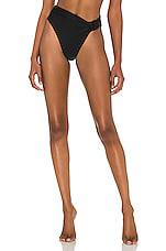 lovewave the Alexi High Waist Bottom in Black by LOVEWAVE