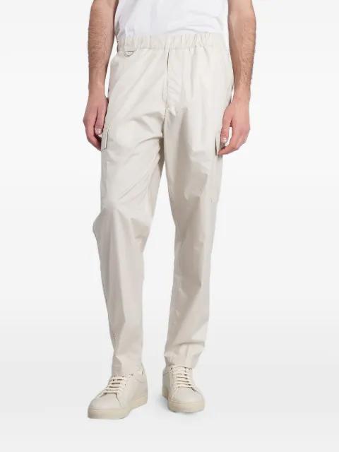 Combo elasticated-waist cargo pants by LOW BRAND