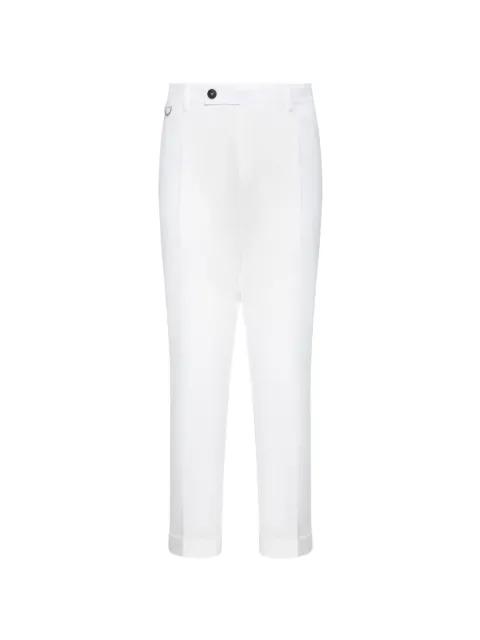 D-ring pleated trousers by LOW BRAND