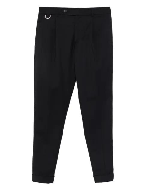 D-ring pleated trousers by LOW BRAND
