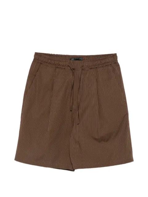 Tokyo pinstriped pleated shorts by LOW BRAND