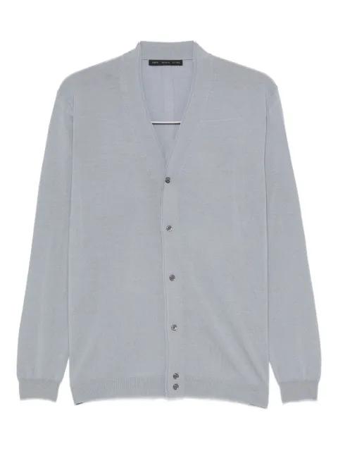 V-neck wool cardigan by LOW BRAND