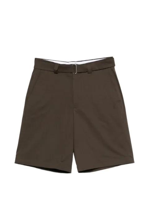 belted shorts by LOW BRAND