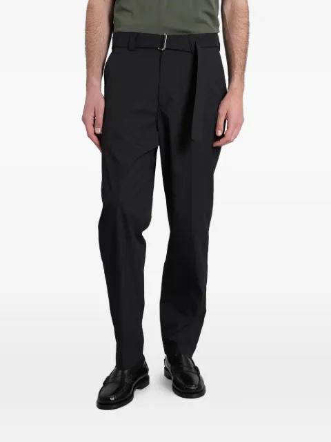 belted trousers by LOW BRAND