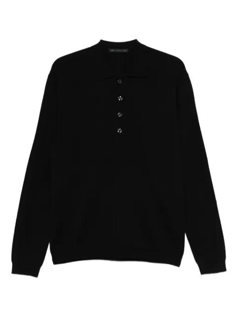 button-fastening polo shirt by LOW BRAND