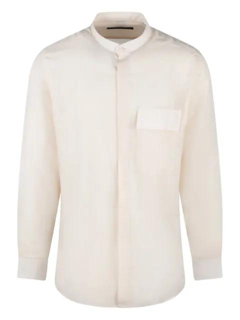 collarless shirt by LOW BRAND