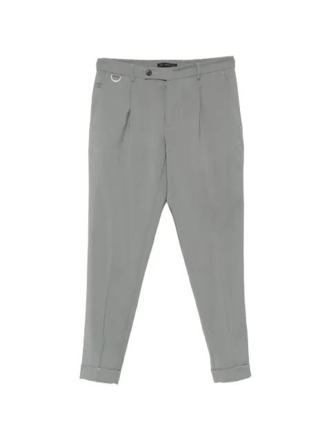 d-ring pleated trousers by LOW BRAND