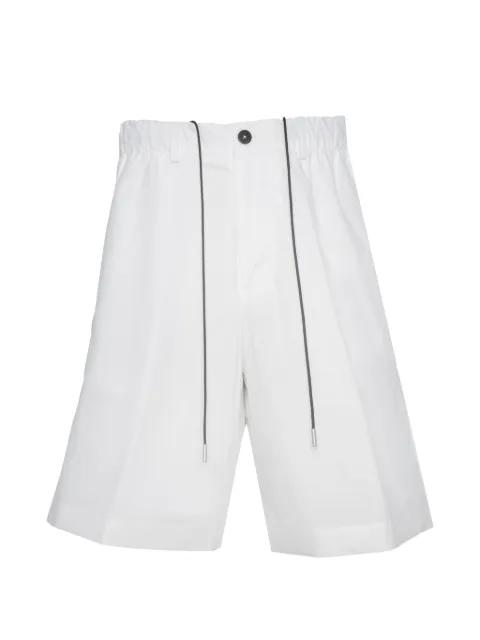 drawstring-waist flap-pocket shorts by LOW BRAND