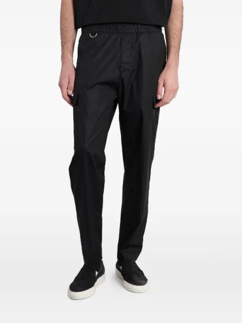 elasticated-waistband cargo pants by LOW BRAND