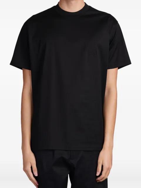 embroidered-motif T-shirt by LOW BRAND