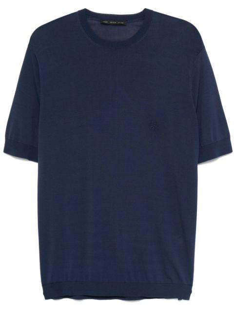 fine-knit T-shirt by LOW BRAND