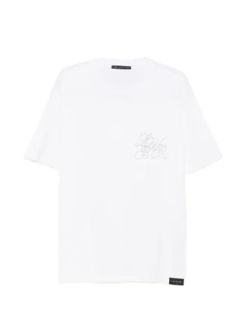 logo-embroidered T-shirt by LOW BRAND
