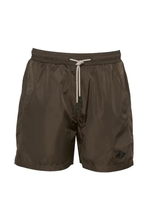 logo-patch drawstring swim shorts by LOW BRAND