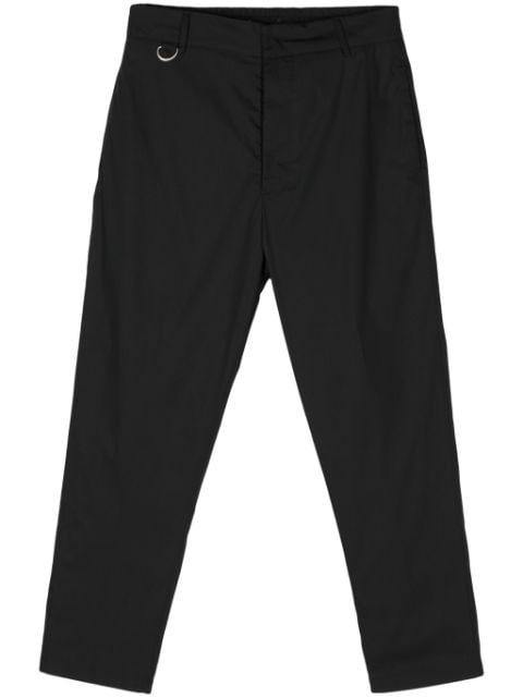 mid-rise tapered-leg trousers by LOW BRAND