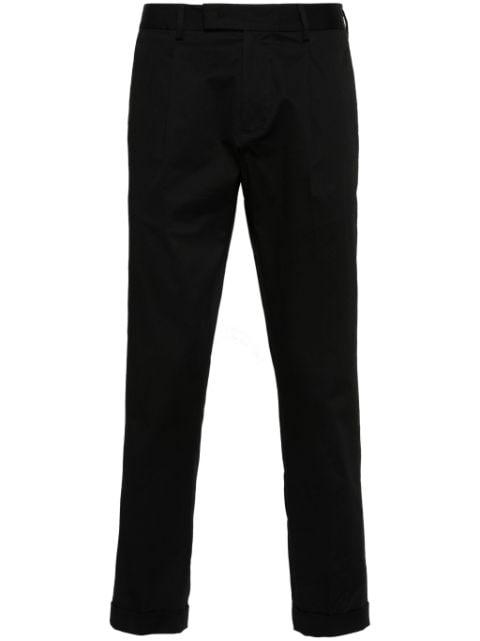 pleat-detail trousers by LOW BRAND