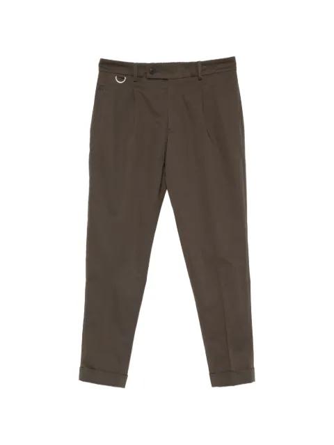 pleated detail trousers by LOW BRAND