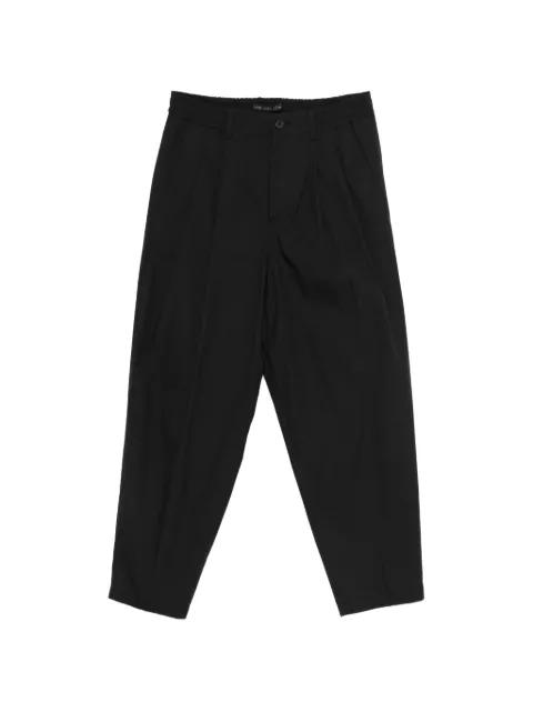 pleated elasticated-waistband trousers by LOW BRAND