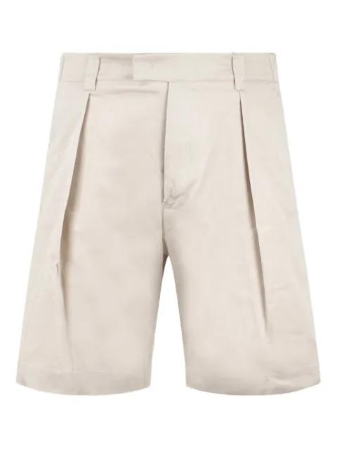 pleated tailored shorts by LOW BRAND