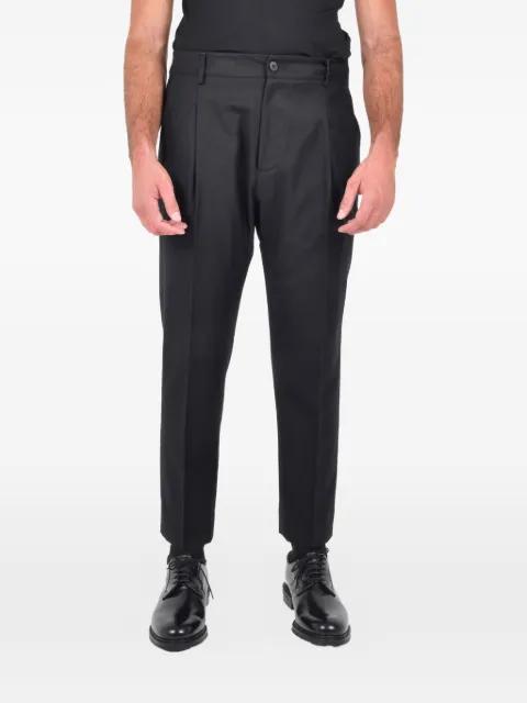 pleated trousers by LOW BRAND
