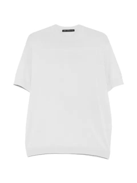 ribbed-hem T-shirt by LOW BRAND