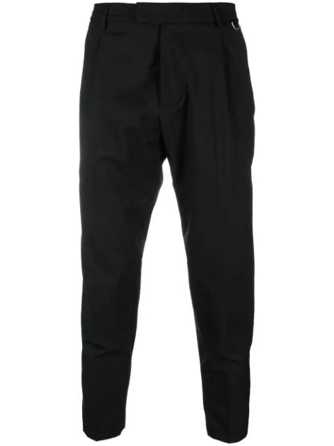 straight-leg cropped trousers by LOW BRAND
