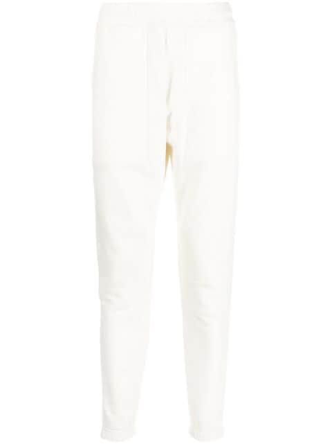 tapered cotton track pants by LOW BRAND