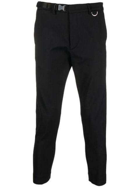 tapered cropped trousers by LOW BRAND