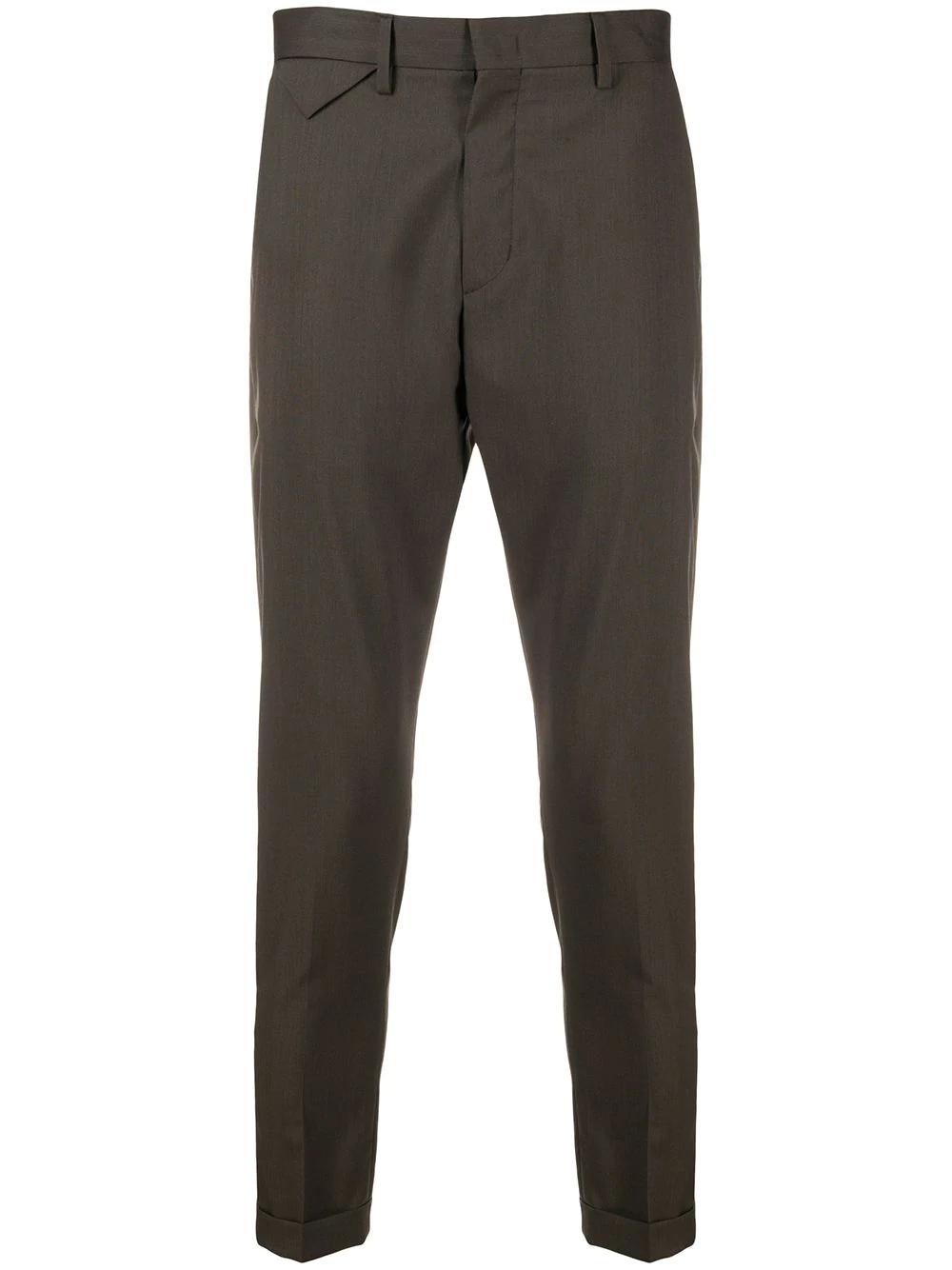 tapered slim-fit trousers by LOW BRAND