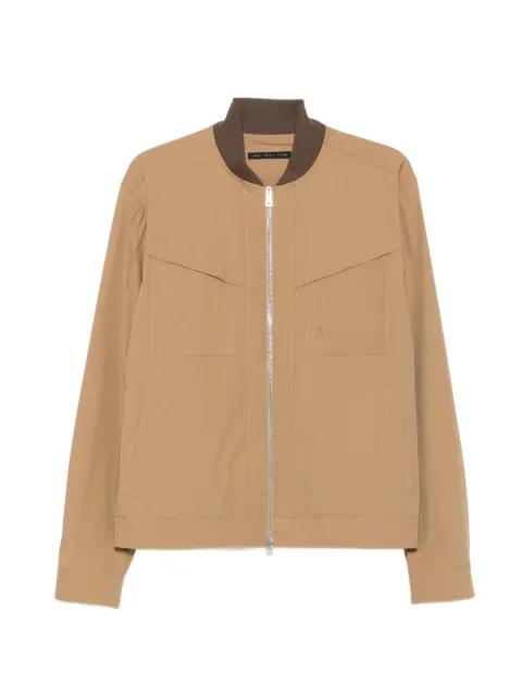 zip-up chest-pocket jacket by LOW BRAND