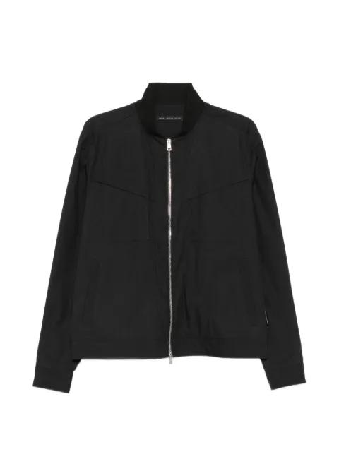 zip-up panelled jacket by LOW BRAND