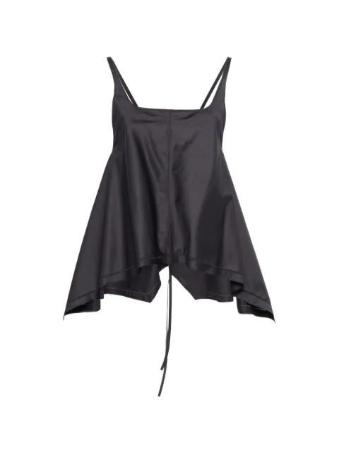 A-line tie-back blouse by LOW CLASSIC