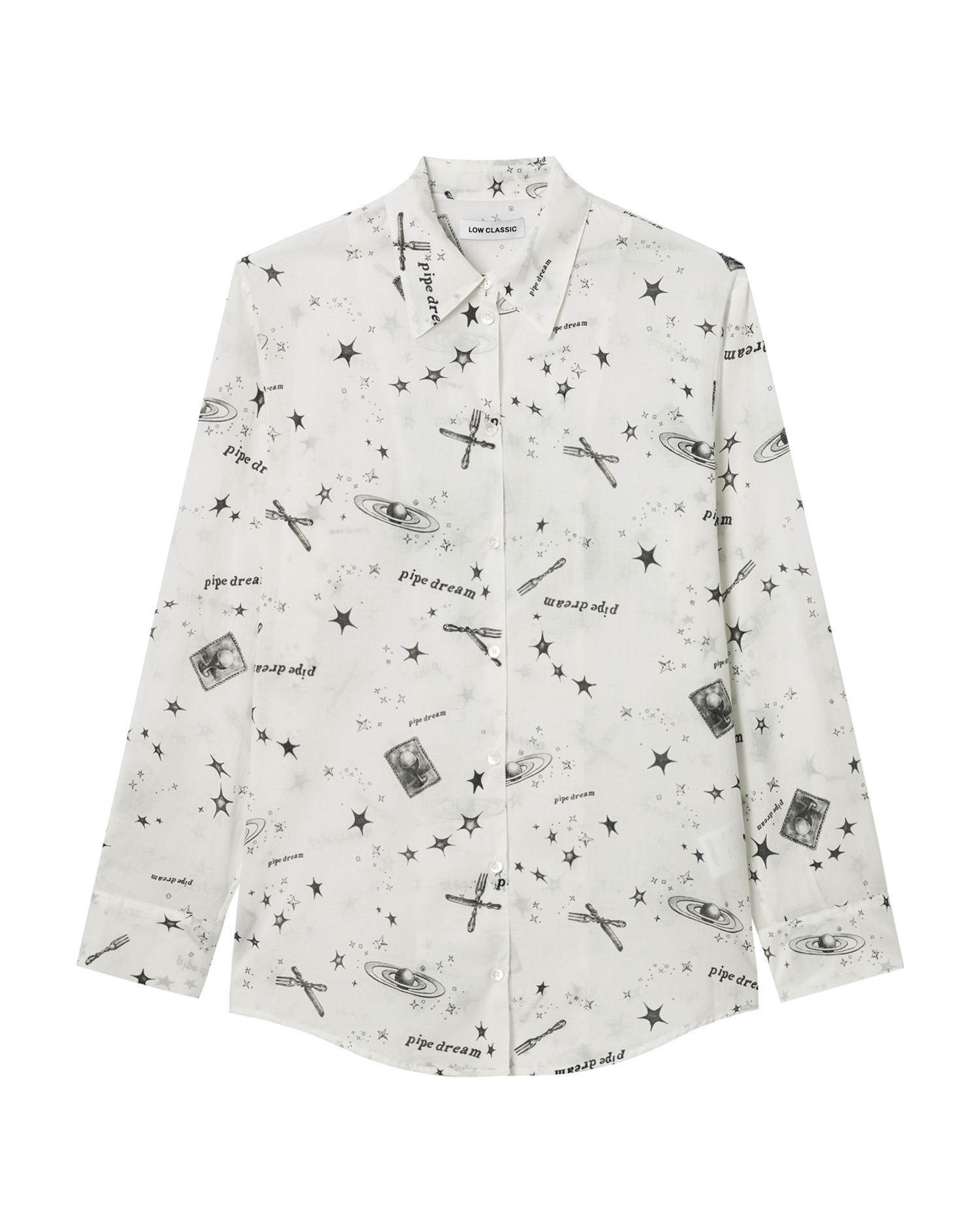 Printed long sleeve shirt by LOW CLASSIC