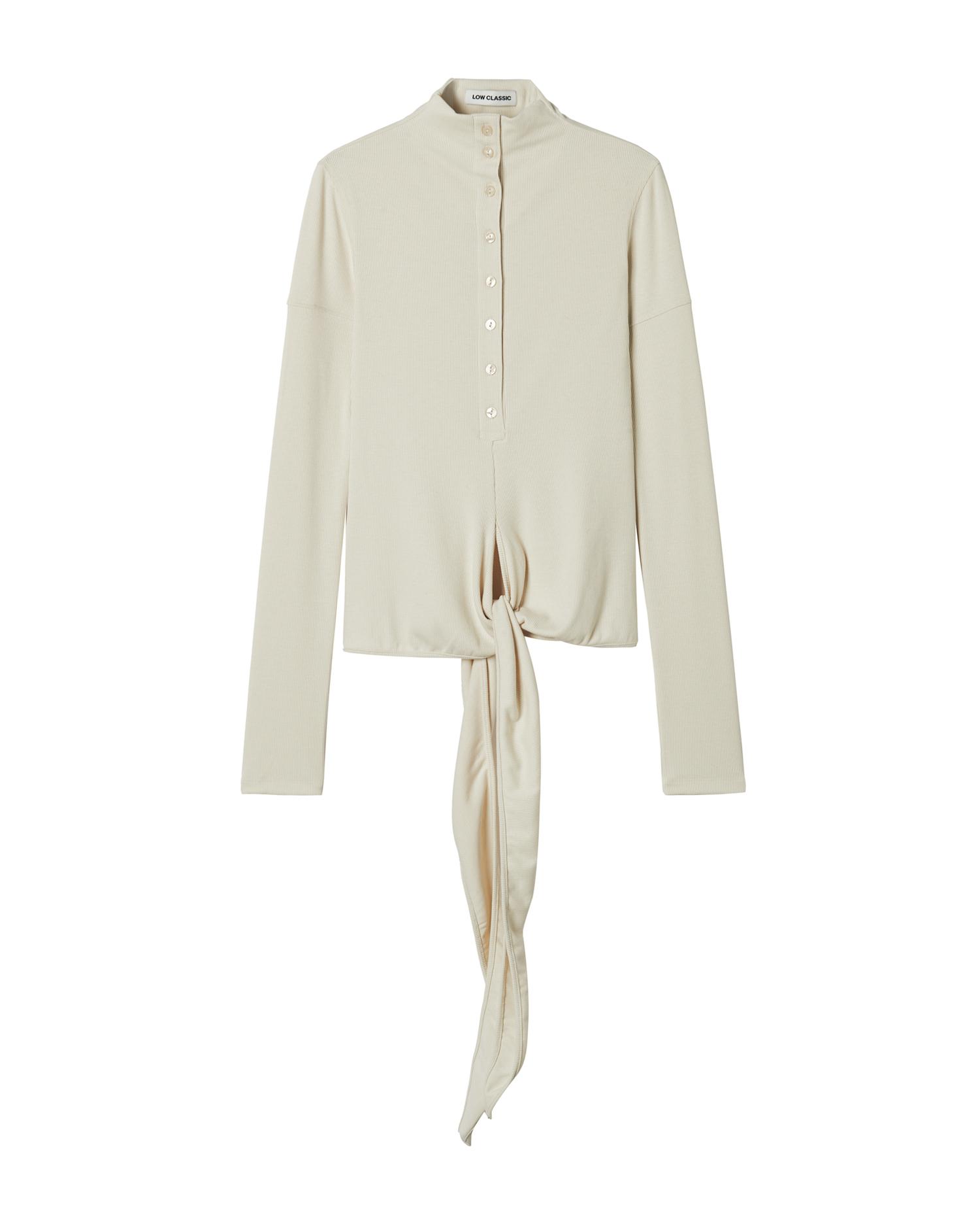 Tie-front top by LOW CLASSIC
