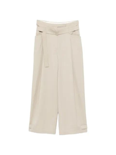 buckle trousers by LOW CLASSIC
