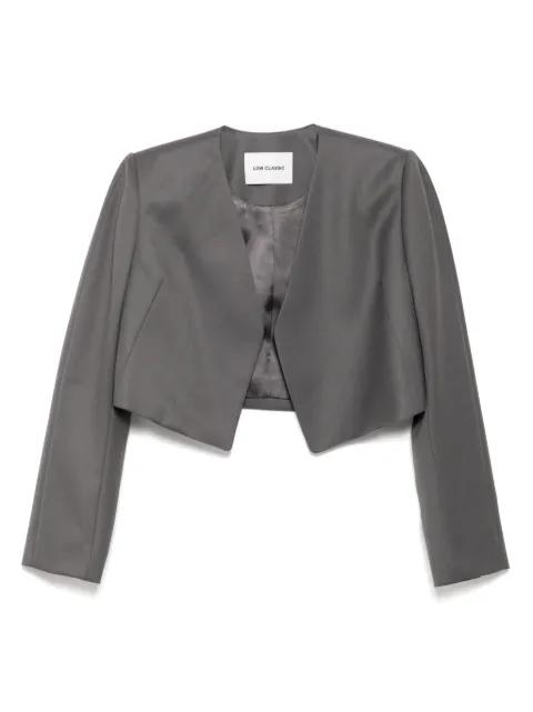 collarless jacket by LOW CLASSIC