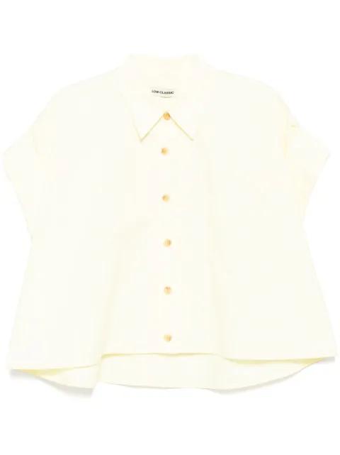 curved hem shirt by LOW CLASSIC