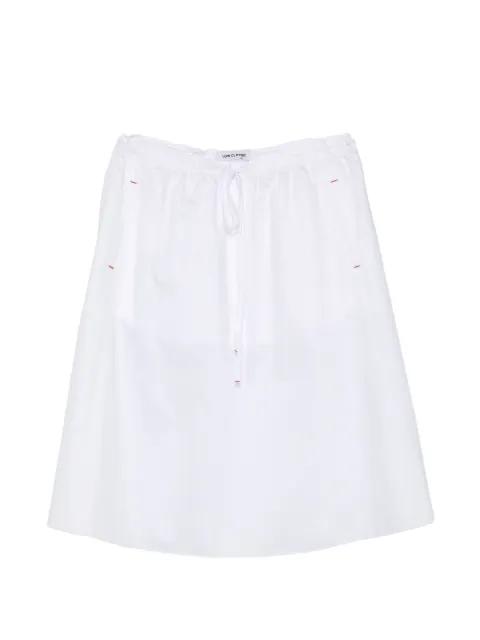 drawstring midi skirt by LOW CLASSIC