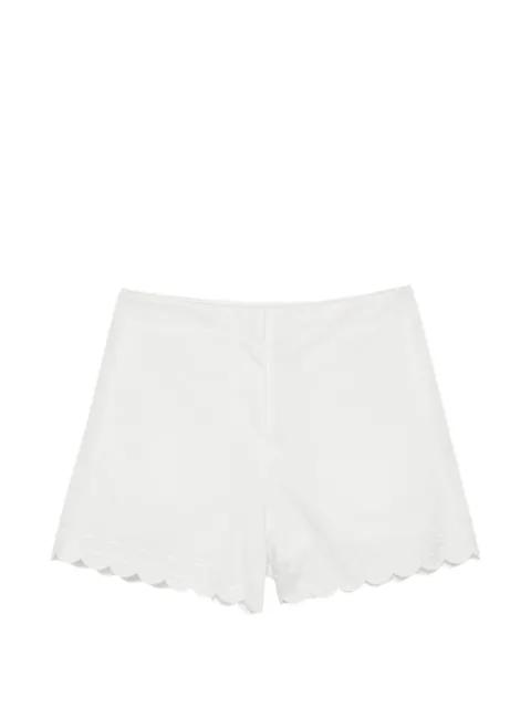 embroidered shorts by LOW CLASSIC