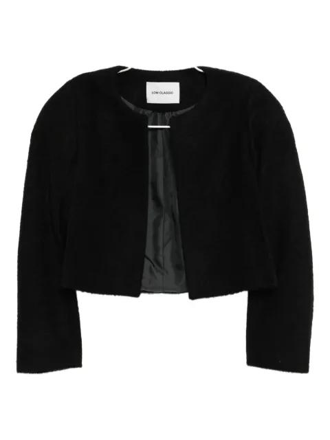 exaggerated-shoulder jacket by LOW CLASSIC