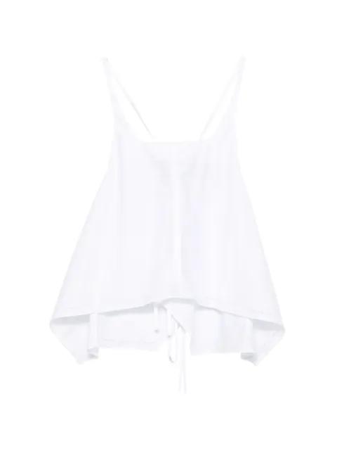 flared sleeveless top by LOW CLASSIC