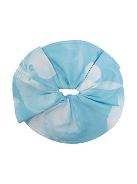 large patterned scrunchie by LOW CLASSIC
