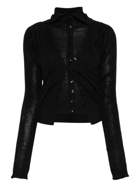 layered cardigan by LOW CLASSIC