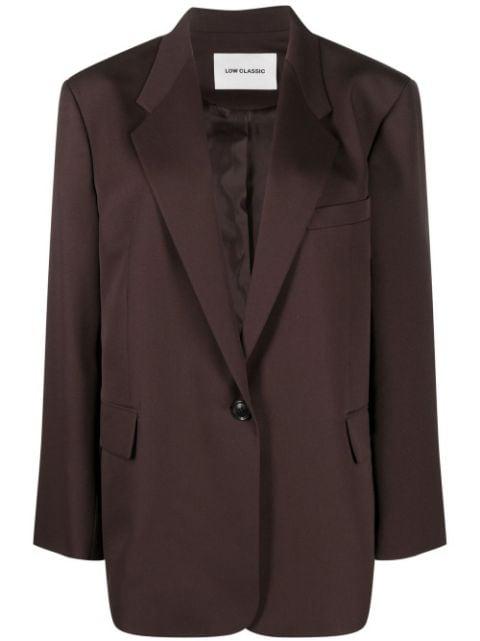 oversize single-breasted blazer by LOW CLASSIC
