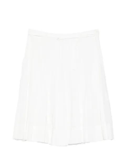 pleated midi skirt by LOW CLASSIC