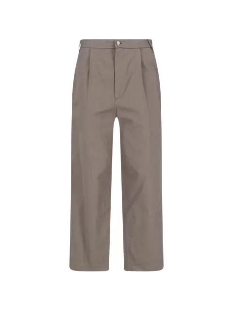 straight-leg trousers by LOW CLASSIC